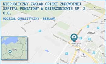 ODDZIAŁ OKULISTYCZNY - NIEPUBLICZNY ZAKŁAD OPIEKI ZDROWOTNEJ SZPITAL POWIATOWY W DZIERŻONIOWIE SP. Z O.O. - UL. PIASTOWSKA 7,  BIELAWA