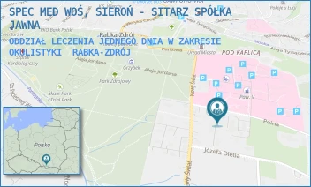 ODDZIAŁ LECZENIA JEDNEGO DNIA W ZAKRESIE OKULISTYKI - SPEC MED WOŚ, SIEROŃ - SITARZ SPÓŁKA JAWNA - UL. PROF. RUDNIKA 3B,  RABKA-ZDRÓJ
