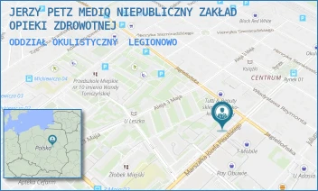 ODDZIAŁ OKULISTYCZNY - JERZY PETZ MEDIQ NIEPUBLICZNY ZAKŁAD OPIEKI ZDROWOTNEJ - PIŁSUDSKIEGO 20, LEGIONOWO