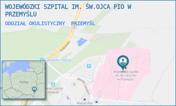 ODDZIAŁ OKULISTYCZNY - WOJEWÓDZKI SZPITAL IM. ŚW.OJCA PIO W PRZEMYŚLU - UL. MONTE CASSINO 18, PRZEMYŚL