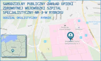 ODDZIAŁ OKULISTYCZNY - SAMODZIELNY PUBLICZNY ZAKŁAD OPIEKI ZDROWOTNEJ WOJEWÓDZKI SZPITAL SPECJALISTYCZNY NR 3 W RYBNIKU - UL. ENERGETYKÓW 46,  RYBNIK