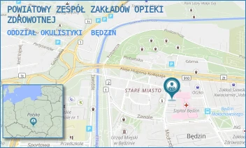 ODDZIAŁ OKULISTYKI - ZAGŁĘBIOWSKI SZPITAL KLINICZNY - UL. MAŁACHOWSKIEGO 12,  BĘDZIN